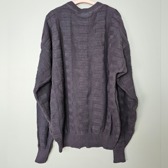 ReMADE By UO Urban Renewal 1995 Denim Patch Sweater, S/M **EACH ONE UNIQUE** - Picture 4 of 9